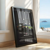 Valhalla Car Poster