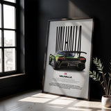 Valhalla Car Poster