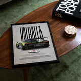 Valhalla Car Poster