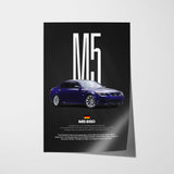 M5 E60 Car Poster