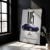 M5 E60 Car Poster