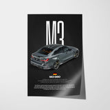 M3 G80 Car Poster