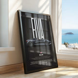 Elva Car Poster