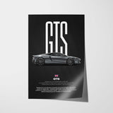 GTS Car Poster