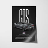 GTS Car Poster