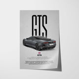 GTS Car Poster