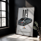 M3 G80 Car Poster