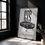 GTS Car Poster