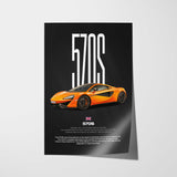 570S Car Poster