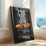 570S Car Poster