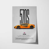 570S Car Poster