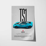 TS1 GT Car Poster
