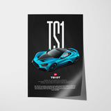 TS1 GT Car Poster