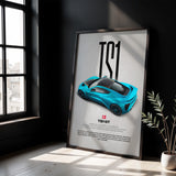 TS1 GT Car Poster