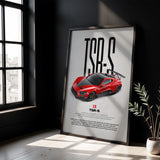 TSR-S Car Poster