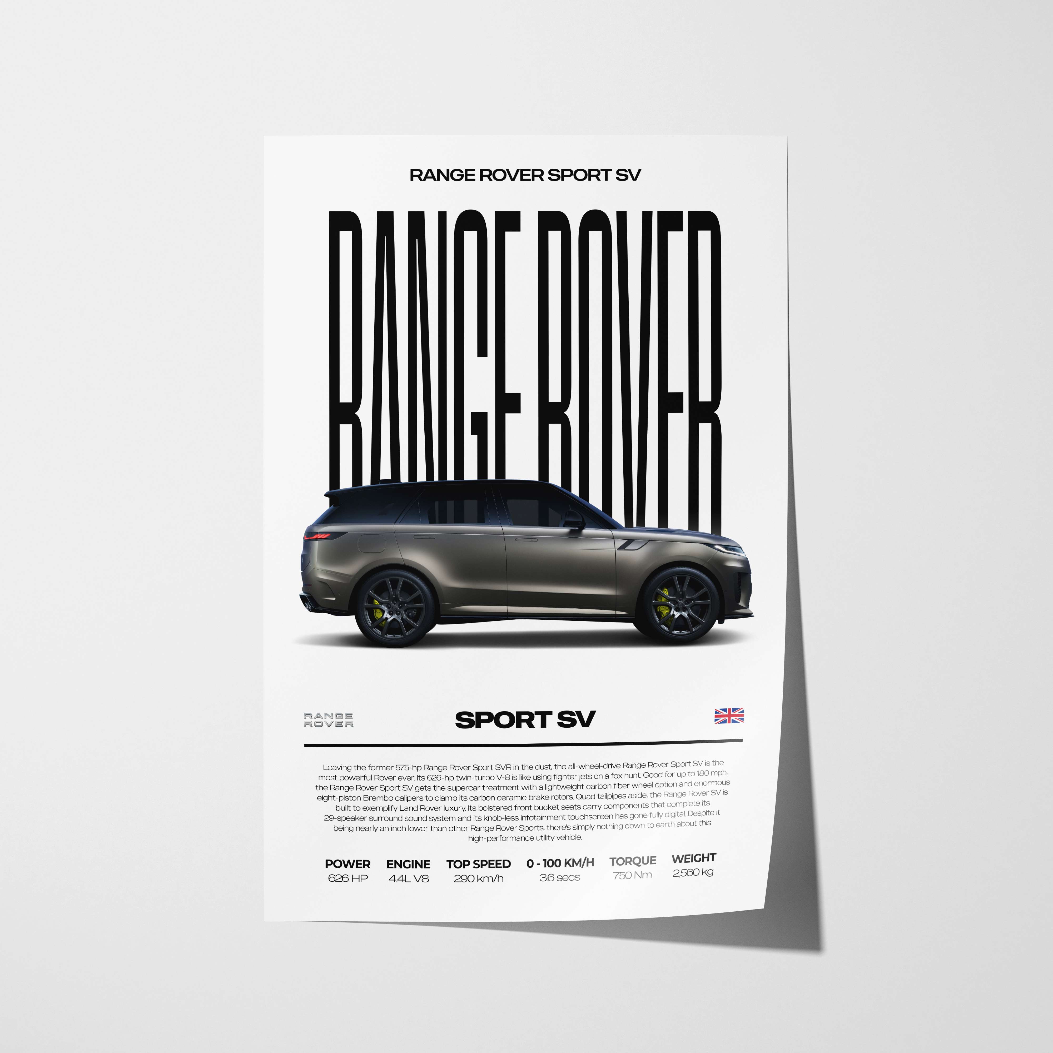 Range Rover Sport SV Poster