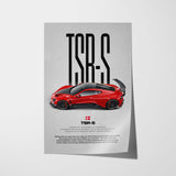 TSR-S Car Poster