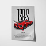 TSR-S Car Poster