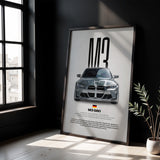 M3 G80 Car Poster