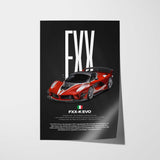 FXX-K Evo Car Poster