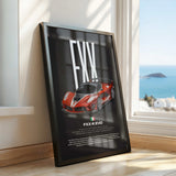 FXX-K Evo Car Poster
