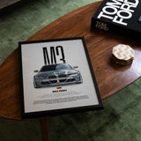 M3 G80 Car Poster