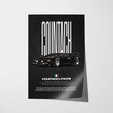 Countach LP400S Car Poster