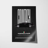 Countach LP400S Car Poster