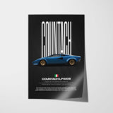 Countach LP400S Car Poster