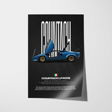 Countach LP400S Car Poster