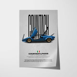 Countach LP400S Car Poster
