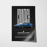 Countach LP400S Car Poster