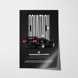 Countach LP400S Car Poster