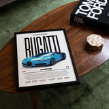 Bugatti Chiron Poster