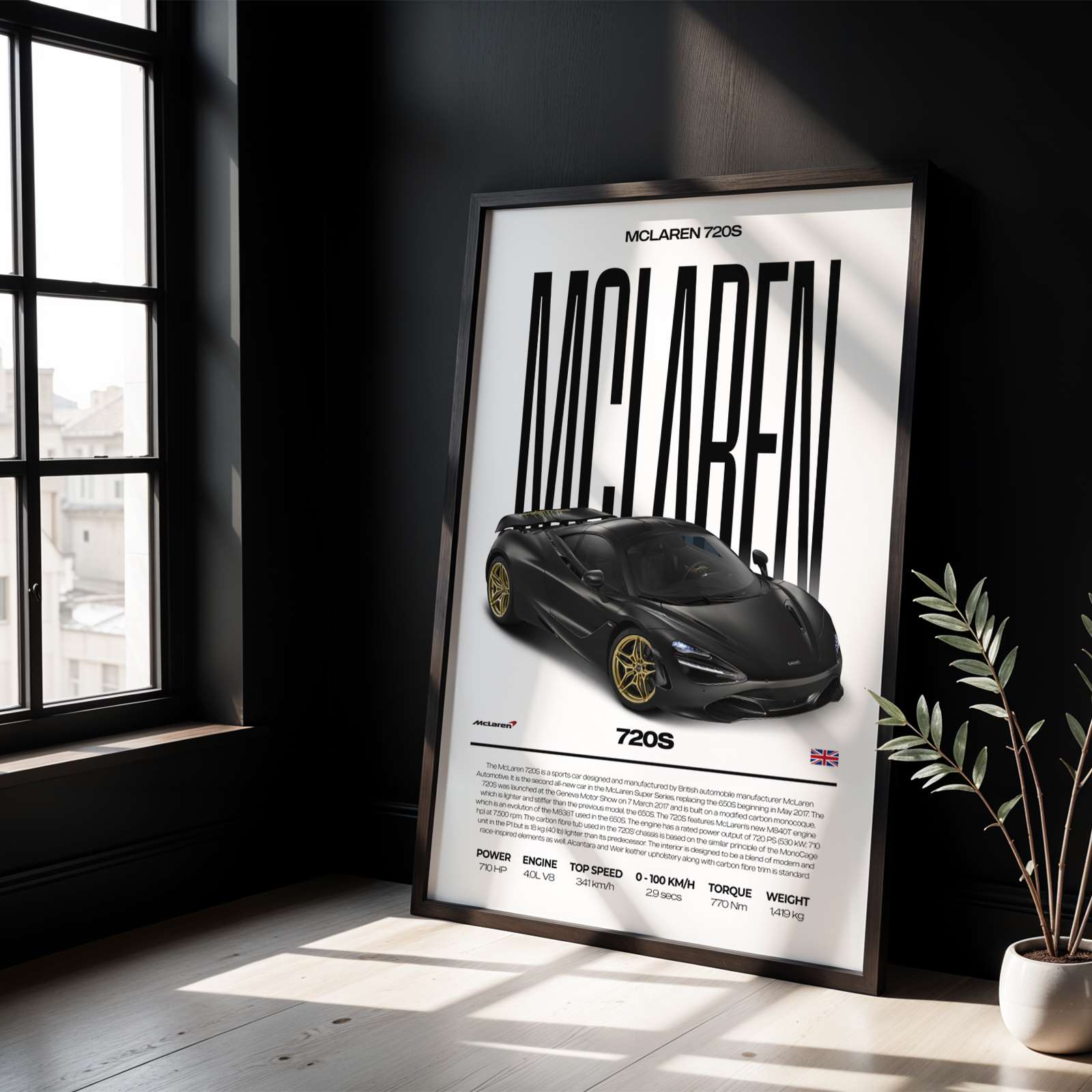 McLaren 720S Poster