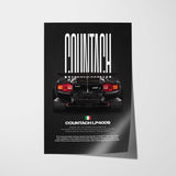 Countach LP400S Car Poster