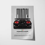 Countach LP400S Car Poster