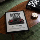 Countach LP400S Car Poster