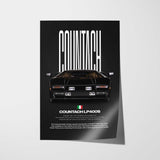 Countach LP400S Car Poster