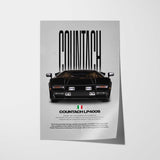 Countach LP400S Car Poster
