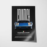 Countach LP400S Car Poster