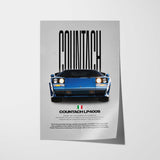 Countach LP400S Car Poster