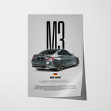 M3 G80 Car Poster