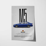 M5 E39 Car Poster
