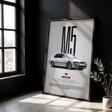 M5 E39 Car Poster