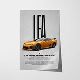 LFA Nürburgring Package Car Poster