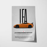 LFA Nürburgring Package Car Poster