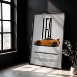 LFA Nürburgring Package Car Poster