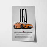 LFA Nürburgring Package Car Poster