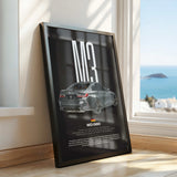 M3 G80 Car Poster
